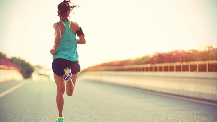 Running to avoid hemorrhoids